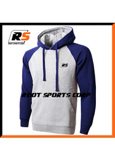 MEN FITTED ZIPPER UP HOODIE