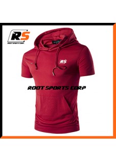 MEN SHORT SLEEVE HOODIE